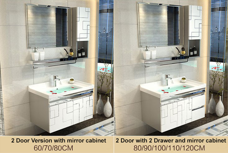 Luxury Grande Vanity Cabinet, 70 Bathroom Vanity Mirror