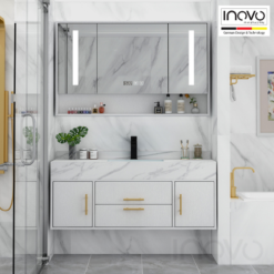 INOVO Loure Bathroom Accessories in Stainless Steel 6 pcs set - INOVO  Singapore