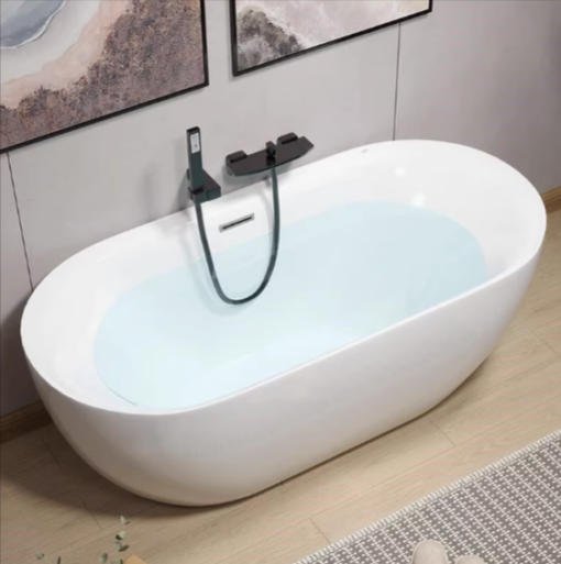 Luxury Junius Bathtub Freestanding Bathtub / Jacuzzi Whirlpool / Length 100cm-170cm / Width 70cm, 73cm, 75cm, 80cm - Image 4
