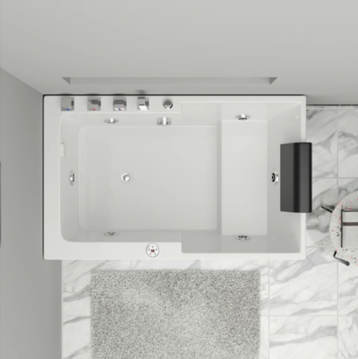 Luxury Herminia Bathtub / Jacuzzi Whirlpool / Length 90cm-150cm / Width 75cm - Image 2