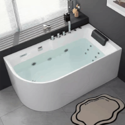 Alternative view of Luxury Ashford Freestanding Bathtub / Jacuzzi whirlpool / Length 110cm-170cm / Width 70-75cm