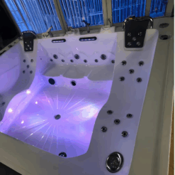 Alternative view of Luxury Sprudel Clear Glass Design Outdoor Jacuzzi Whirlpool Hot Tub / 5 Persons / Length 290cm / Width 205cm