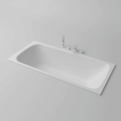Alternative view of Luxury Alva Cast Stone Solid Surface Built in ( Drop in) Bathtub / Length 140-170cm / Width 70-75cm