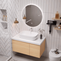 Alternative view of Luxury Anika Sintered Stone Countertop Bathroom Vanity Basin Cabinet ( Width 50cm )